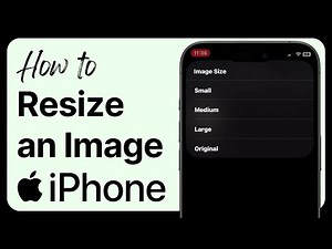 How to Resize an Image on iPhone