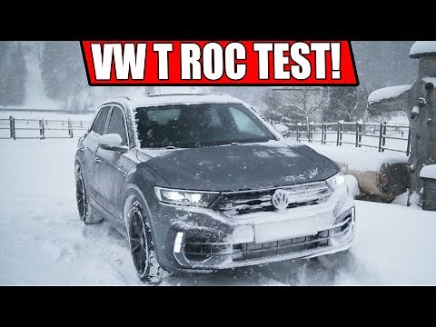 VW T-ROC R 2020 - AUTO TEST IM SCHNEE