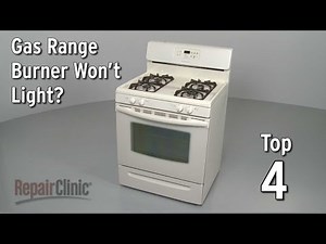 Kenmore Gas Stove Burner Won't Light | Solutions & Repair Parts | Repair Clinic