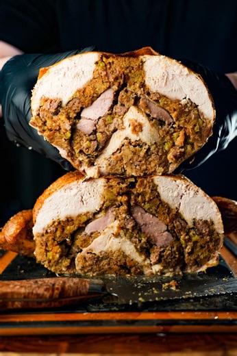 891K views · 7.2K reactions | A turkey, a duck, and a chicken walk into a bar…. . . . : @thekitchenwhitelaw . . . #TheKitchenWhitelaw #turducken #thanksgiving #turkey #holidayrecipes #thanksgiving旅 #holidays | The Kitchen Whitelaw | Facebook