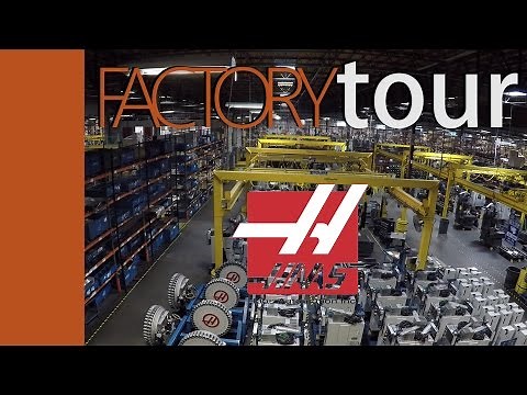 HAAS Factory Tour! AMAZING size and number of CNC machines!