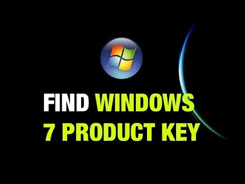 How to Find Windows 7 Product Key