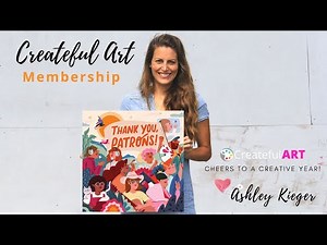 Online Art Lessons with Createful Art & How Membership Works!