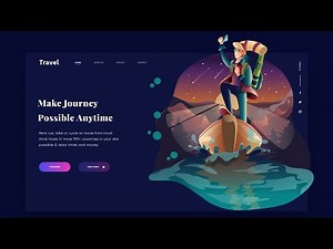 How to create a Travel website using HTML and CSS | Tutorial | Travel Website