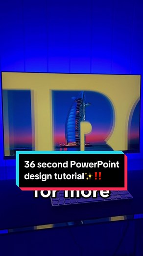 Improving your PowerPoint design with tricks like this is lowkey fun🙄✨ #powerpoint #tutorial #design