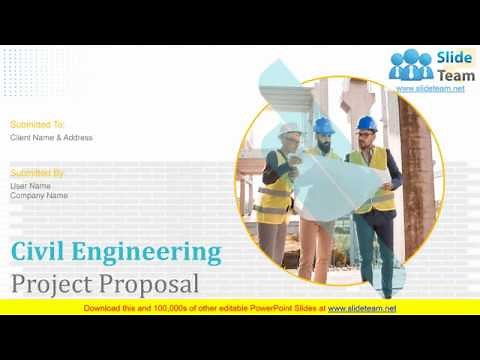Civil Engineering Project Proposal PowerPoint Presentation Slides