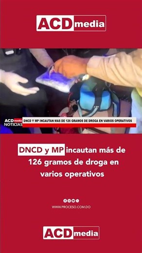 DNCD and MP seize more than 126 grams of drugs in several operations