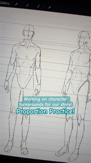 Learning to draw consistent characters! #artshorts #anatomy #arttips #drawing #characterdesign #oc