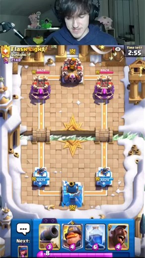 I BEAT MOHAMED LIGHT LIVE!! #mohamedligth #jynxzi #ryley #clashroyale #hog