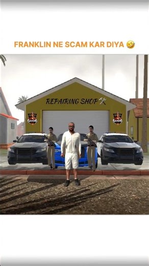 FRANKLIN NE SCAM KAR DIYA 🤣 INDIAN BIKE DRIVING 3D #gta #shorts #indianbikedriving3d