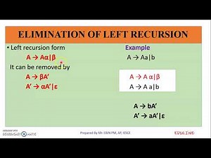 TOC - MODULE 3 - TOPIC 11 - GREIBACH NORMAL FORMS (GNF)