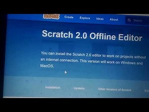 How to download Scratch 2 0 offline editor