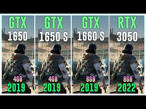 GTX 1650 vs GTX 1650 Super vs GTX 1660 Super vs RTX 3050 - Test in 12 Games