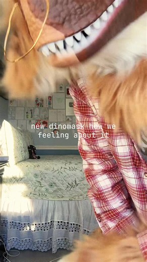 Creative Dino Mask for Halloween Fun