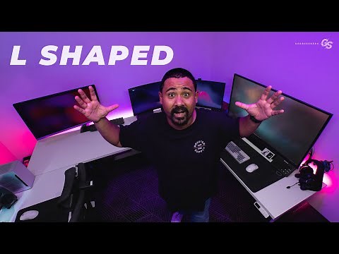 I Built an Epic L Shaped Gaming Desk Setup!