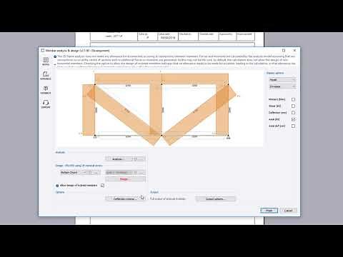 Timber 2D analysis and design (EN1995)