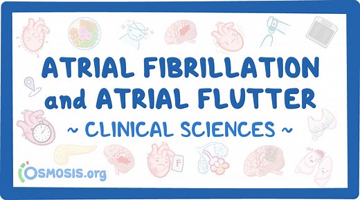 Atrial fibrillation and atrial flutter: Video & Meaning | Osmosis