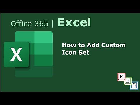 How to Add Custom Icon Set in Excel - Office 365