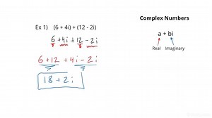 How to Add or Subtract Complex Numbers | Algebra | Study.com