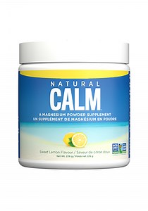 Natural Calm Magnesium Citrate Powder - Sweet Lemon Flavour - 8 oz. | Natural Calm Canada