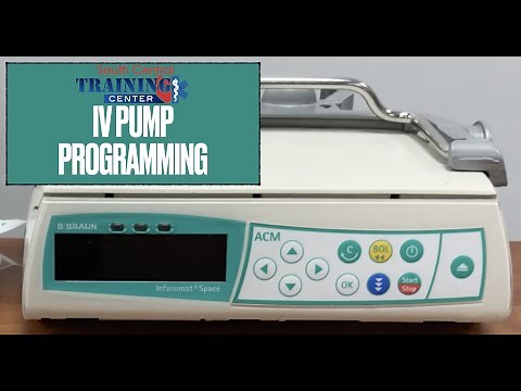 SFCAD B Braun Iv Pump Set up and Programming of Epinephrine - ROSC Dose