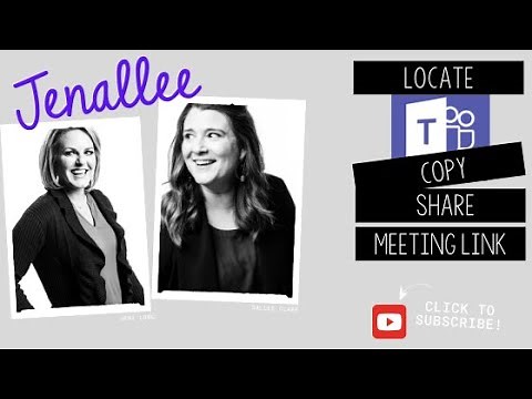 How to Share a Microsoft Teams Meeting Link