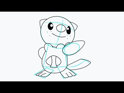 Como Desenhar o Oshawott de Pokémon 🦦💧 | Tutorial Fácil em 9 Passos