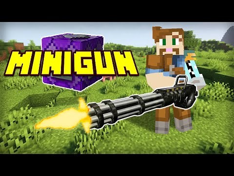 Wield the Minigun in Minecraft with Command Blocks!