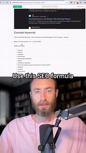Use this SEO formula to get big companies to purchase your product or service. Start with a bottom of funnel keyword , like expense tracking software. Then the word “for,” then a plural modifier: schools, districts, hospitals, government, teams, enterprise companies. There’s so many of these plural modifiers. When they come together... “Asynchronous video messaging for teams.” “Standing desks for offices.” These are big purchase orders. The thing about these keywords - they get very low search v
