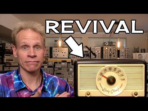 Revival Of A Northern Electric Baby Champ Radio Receiver!