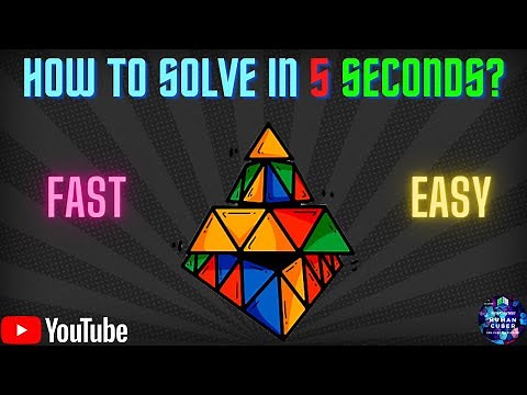 How To Solve Pyraminx In 5 Seconds || Fast&Easy