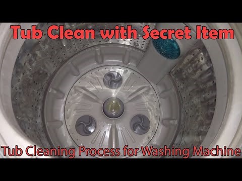 Washing Machine Tub Clean with low cost || Washing Machine Tub Cleaning step by step Process || Demo