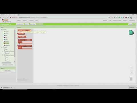 Créer une variable Dans App inventor 2