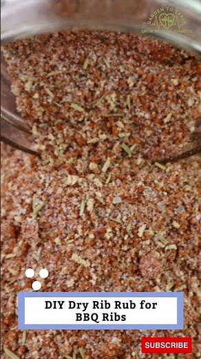 DIY Dry Rib Rub for BBQ Ribs