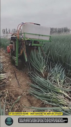 DIY Leek Harvester Machine – Smart Harvesting Tool Boosts 80% Efficiency