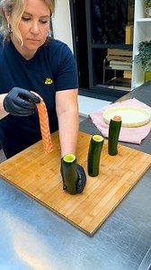 Blossoming Salmon Zucchini Quiche! Transform your brunch with this elegant recipe 🌺✨ | Chefclub GruB