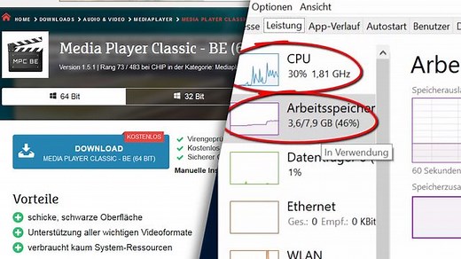 Media Player Classic - Black Edition: Sparsamer Videoplayer