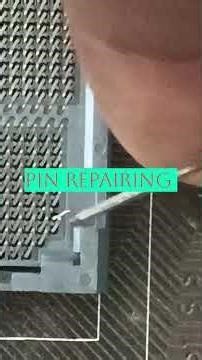 how to repair damage cpu socket