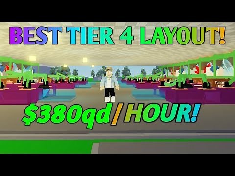 BEST TIER 4 LAYOUT FACTORY SIMULATOR! - Roblox Factory Simulator