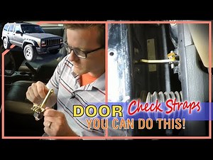 projectXJ: Door check strap replacement (2000 Jeep Cherokee XJ, others)