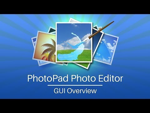 PhotoPad Photo Editor Tutorial | Interface Overview