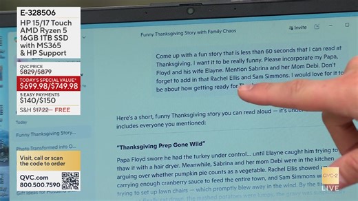 You are watching HP Computer Workshop on QVC2®. Shop the show, here: https://qvc.co/shopqvc2november2025 | QVC Live