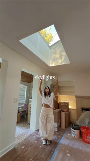 Dani Klarić on Instagram: "final living room and kitchen skylight update!!! YAAAY!!!!"