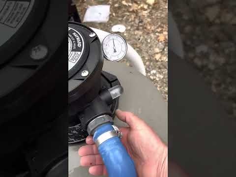 Backwash a Hayward sand filter