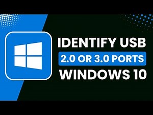 How to Identify USB 2.0 and 3.0 Ports on Windows 10 PC