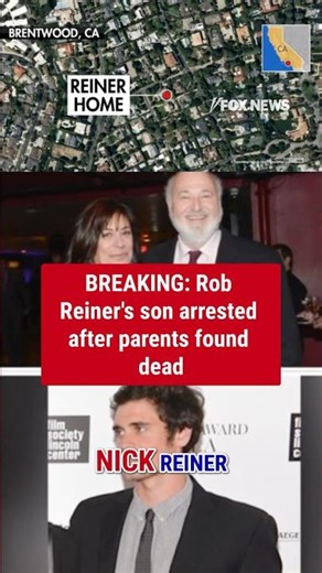 BREAKING: Rob Reiner's son arrested after parents found dead #shorts #us #robreiner #breakingnews