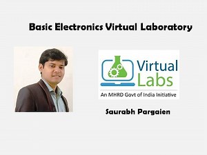 Lab 16 Bipolar Junction Transistor Common Emitter o/p char. Practical Basic Electronics Virtual Lab