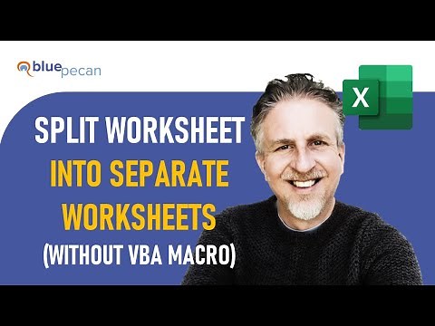 Split Excel Worksheet into Separate Worksheets Based on Column Value WITHOUT VBA MACRO