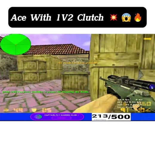 ACE With 1v2 Clutch 💥😱🔥 | Counter-Strike 1.6 Moments