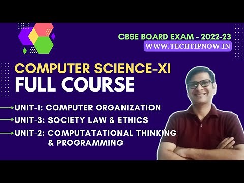 Class 11 Computer Science Full Course One Shot Video | CBSE Board 2022-23 | CS Class 11 Tutorial